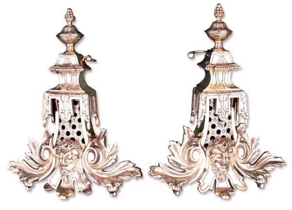 Andirons - Figural French Bronze Chenets