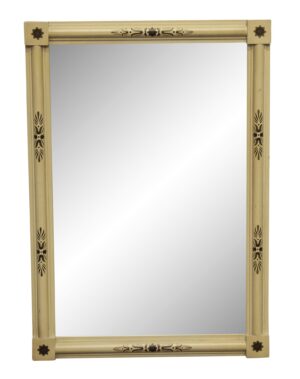 Antique Mirrors - French Light Yellow Framed Mirror