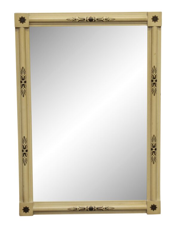 Antique Mirrors - French Light Yellow Framed Mirror