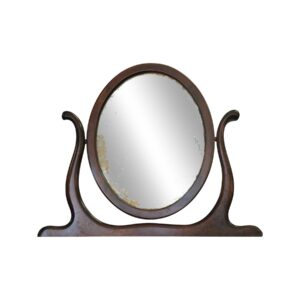 Antique Mirrors - Traditional Dark Wooden Vanity Mirror