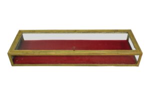 Armoires & Vitrines - Vintage European Wrought Iron Art Deco Table Top Vitrine