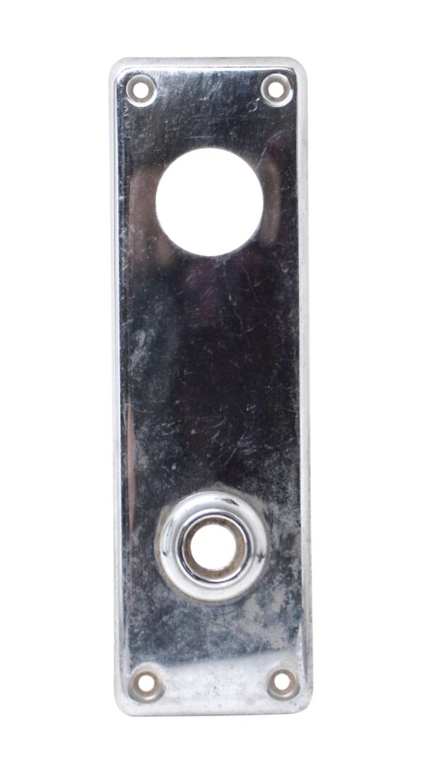 Back Plates - 7.5 in. Chrome Vintage Classic Door Back Plate