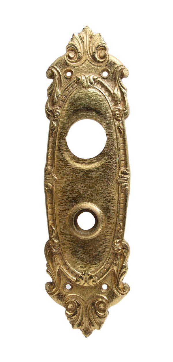 Back Plates - Gilded French Door 9.625 in. Back Plate