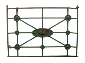 Balconies & Window Guards - Antique Green Cast Iron Balcony