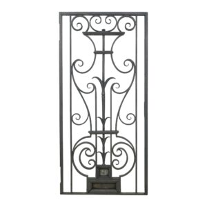Balconies & Window Guards - Reclaimed Urn Design Wrought Iron Window Guard Panel
