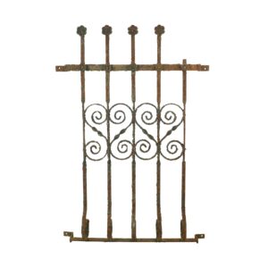 Balconies & Window Guards - Reclaimed Wrought Iron Security Bars Window Guard 46 x 33