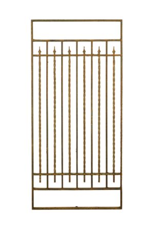 Balconies & Window Guards - Reclaimed Wrought Iron Security Twisted Bars Window Guard 48 x 23