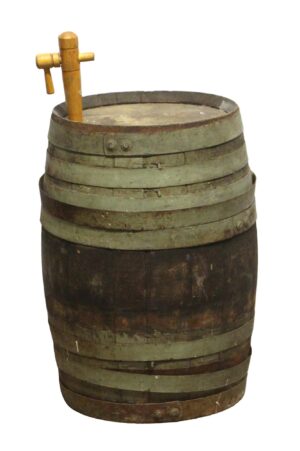 Barrels & Crates - Distressed Wooden Barrel with Spout