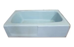 Bathroom - 1950s Reclaimed Light Blue 4.5 ft Alcove Bathtub