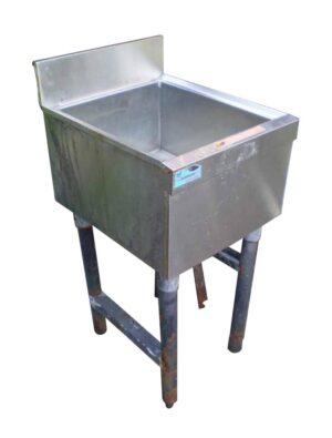 Bathroom - 1970s Supremetal Inc.Stainless Steel Industrial Slop Sink