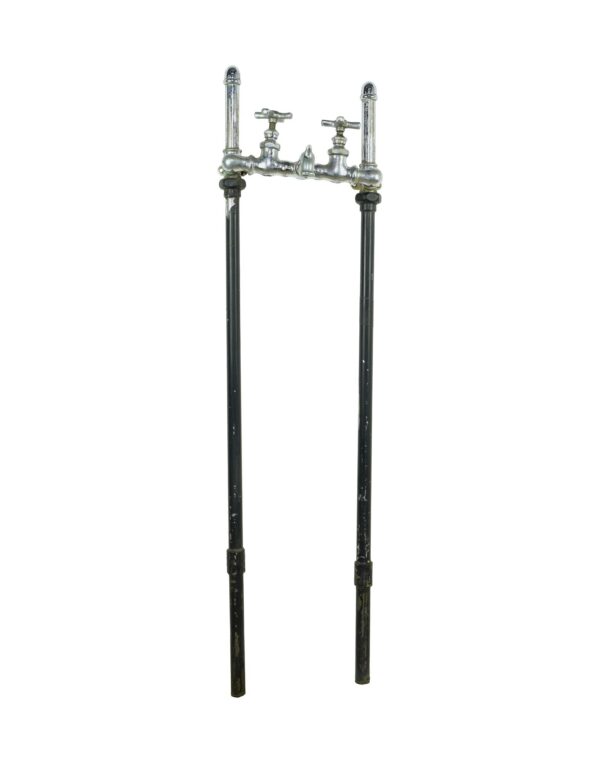 Bathroom - Reclaimed Utility Faucet with Chrome Plated Bucket Hook