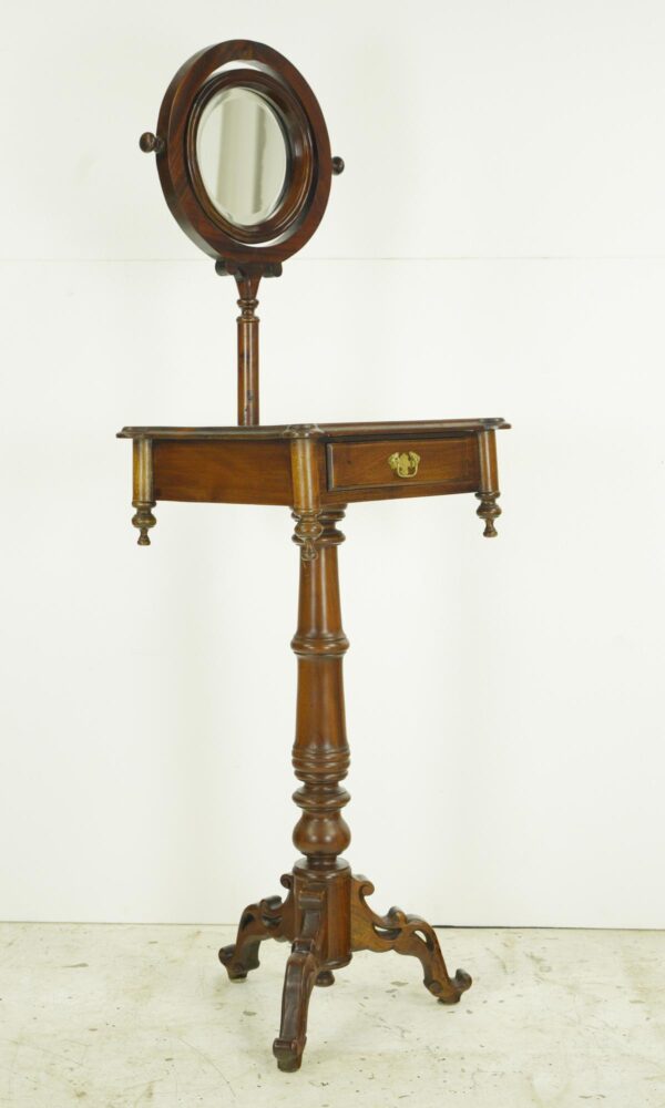 Bathroom - Victorian Wood Gentlemens Shaving Stand