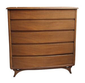 Bedroom - 1950s Walnut Dresser with Oak Interior