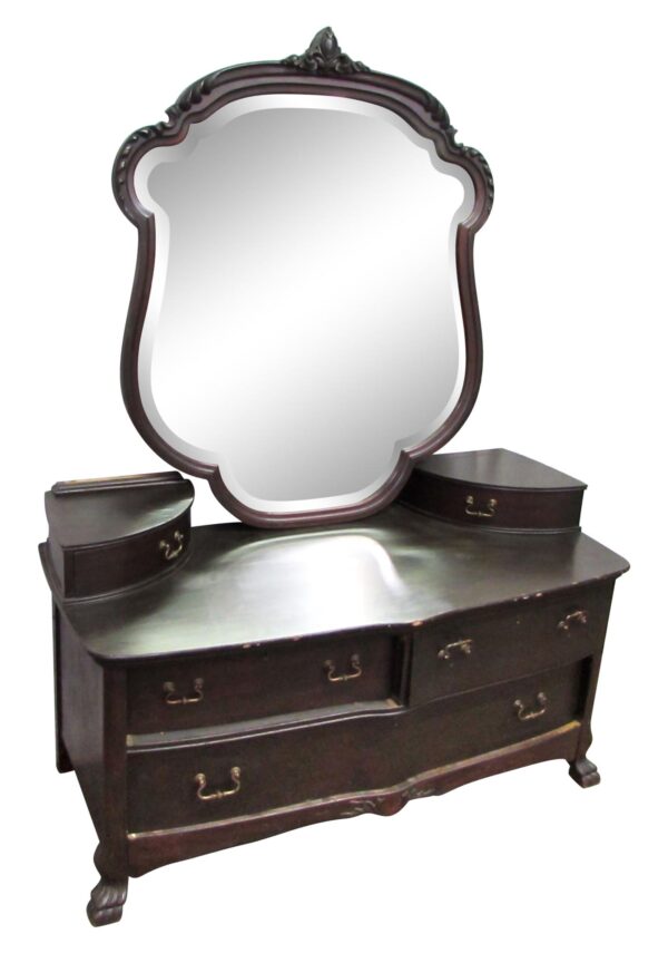 Bedroom - Mahogany Dresser with Big Mirror