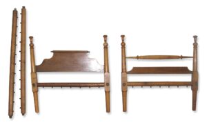 Bedroom - Vintage Arts & Crafts Wooden Full Size Bed Frame