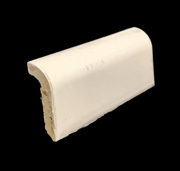 Bull Nose & Cap Tiles - 0.125 in. D Outside Corner White Cap Tile