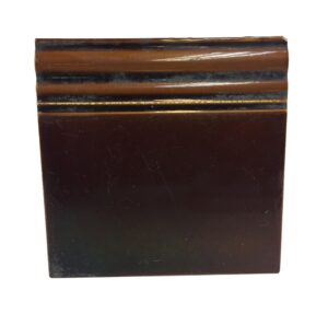 Bull Nose & Cap Tiles - Brown Baseboard Tile P261782