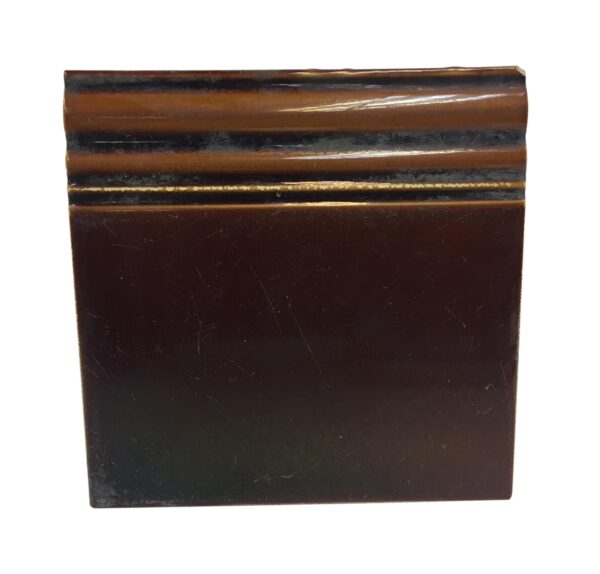 Bull Nose & Cap Tiles - Brown Baseboard Tile P261782