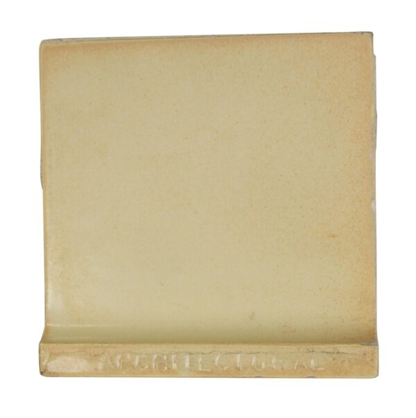 Bull Nose & Cap Tiles - Pale Yellow Inside Corner 4.375 in. Tile