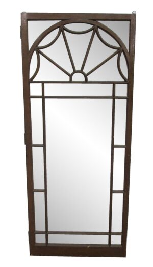 Cabinet Doors - Arts & Crafts Arch Glass Cabinet Door 61.75 x 26.25