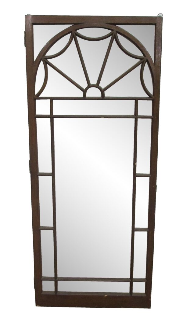 Cabinet Doors - Arts & Crafts Arch Glass Cabinet Door 61.75 x 26.25