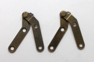Cabinet & Furniture Hinges - Pair of Amerock Steel Knife Cabinet Hinges