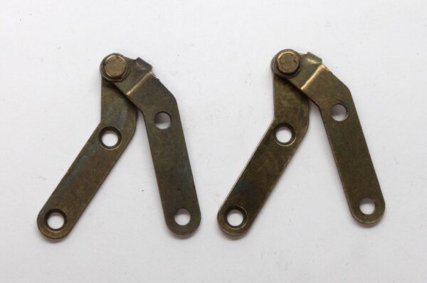 Cabinet & Furniture Hinges - Pair of Amerock Steel Knife Cabinet Hinges
