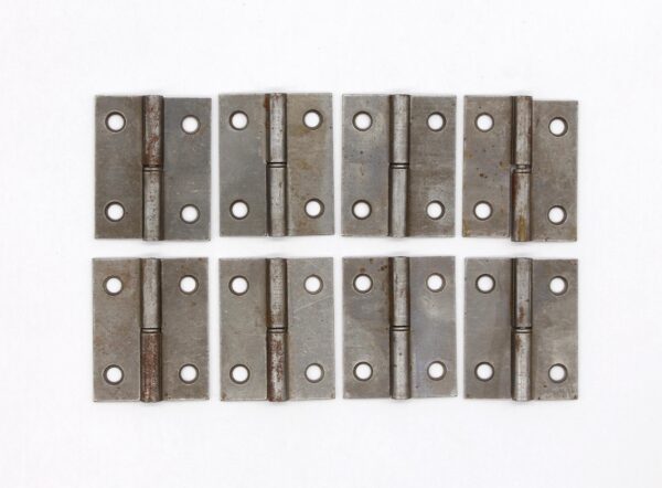 Cabinet & Furniture Hinges - Set of 8 Steel 2 x 1.625 Butt Cabinet Hinges