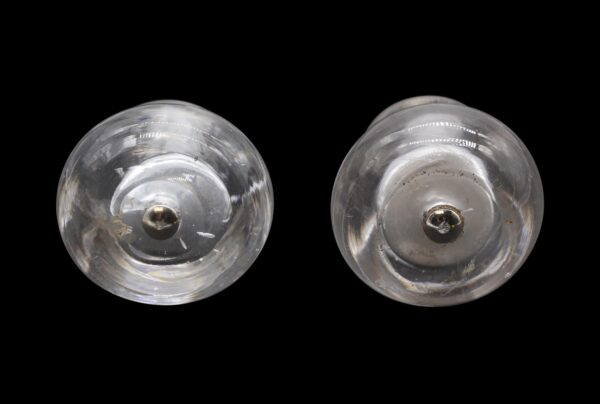 Cabinet & Furniture Knobs - Pair of Clear 2 in. Antique Glass Drawer Cabinet Knobs Cabinet & Furniture Knobs - Pair of Clear 2 in. Antique Glass Drawer Cabinet Knobs