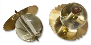 Cabinet & Furniture Knobs - Pair of European Glass Ball 3.25 in. Drawer Cabinet Knobs