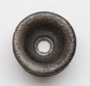 Cabinet & Furniture Knobs - Vintage 1 in. Cast Iron Concave Drawer Cabinet Knob