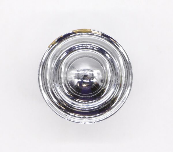 Cabinet & Furniture Knobs - Vintage 1.125 in. Chromed Brass Concentric Cabinet Knob