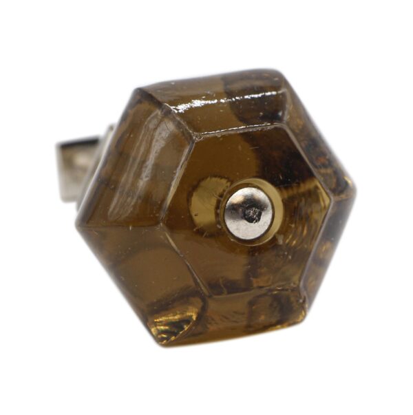 Cabinet & Furniture Knobs - Vintage 1.75 in. Dark Amber Drawer Cabinet Knob