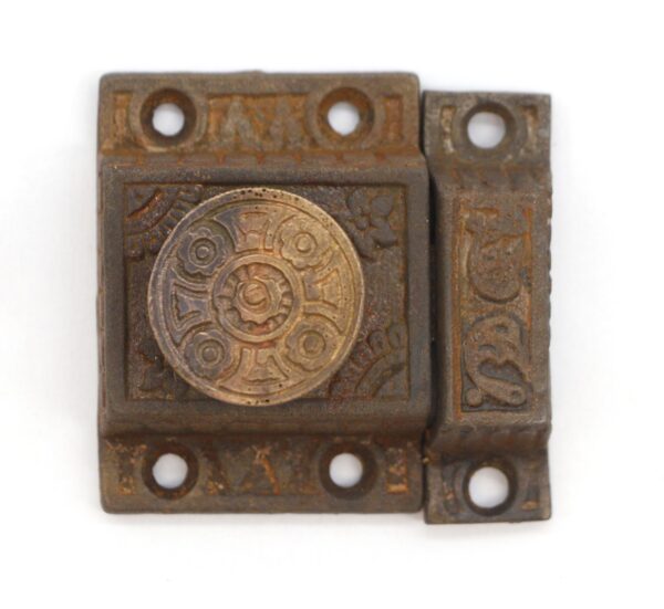 Cabinet & Furniture Latches - Antique 2.25 in. Aesthetic Cast Iron Cabinet Latch