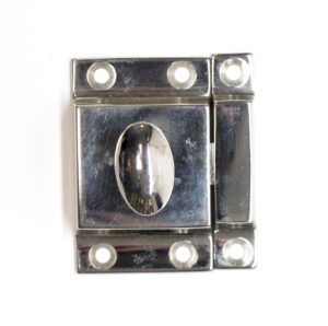 Cabinet & Furniture Latches - Vintage Chrome Plated Brass Cabinet Latch