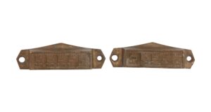 Cabinet & Furniture Pulls - Aesthetic Pair of Brass Bin Pulls