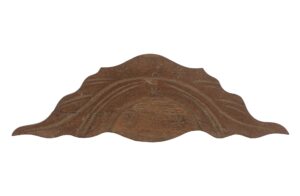 Cabinet & Furniture Pulls - Antique 7 in. Carved Wooden Bin Dresser Drawer Pull