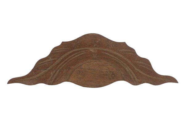 Cabinet & Furniture Pulls - Antique 7 in. Carved Wooden Bin Dresser Drawer Pull