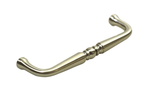 Cabinet & Furniture Pulls - Modern Nickel Over Brass 4.125 in. Bridge Drawer Pull