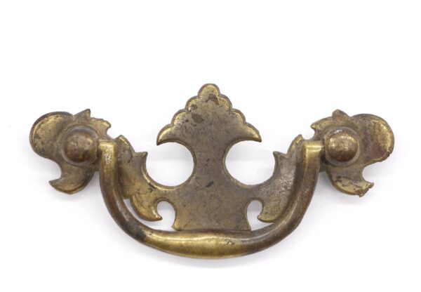 Cabinet & Furniture Pulls - Vintage 3.25 in. Brass Petite Dresser Drawer Bail Pull