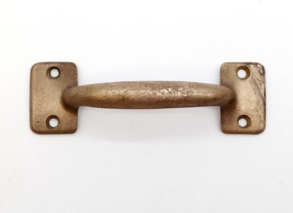 Cabinet & Furniture Pulls - Vintage 5.5 in. Patina Brass Classic Bridge Drawer Pull