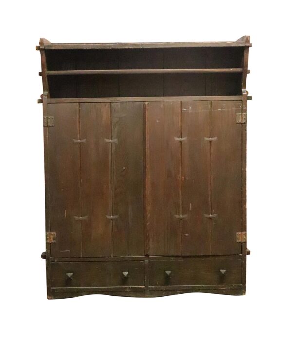 Cabinets - Early Arts & Crafts Oak Storage Cabinet