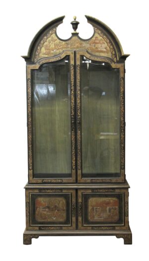 Cabinets - Heavily Detailed Oriental Style Wooden Cabinet