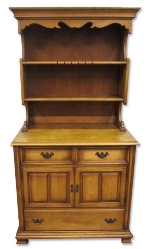 Cabinets - Vintage Country Style Maple Cabinet Server
