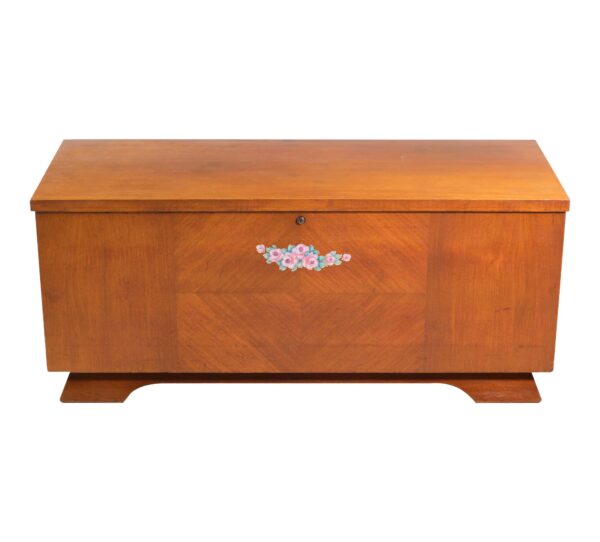 Chests - Mid Century Modern Floral Lane Cedar Chest