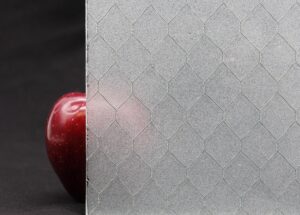 Chicken Wire Glass - Frosted Vintage Chicken Wire Glass