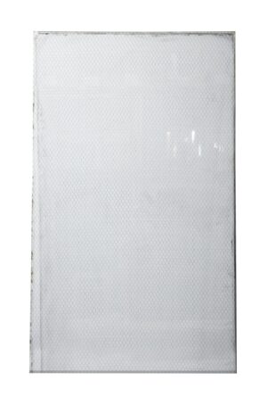 Chicken Wire Glass - Rare Large Sheet of Clear Chicken Wire Glass