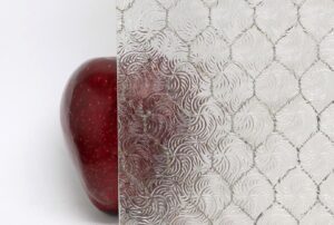 Chicken Wire Glass - Wormy Vintage Chicken Wire Glass