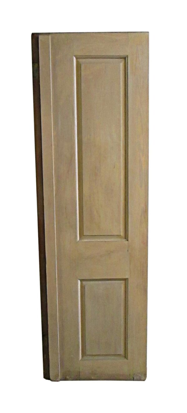 Closet Doors - Antique 2 Pane Wood Closet Door 84.25 x 26.5