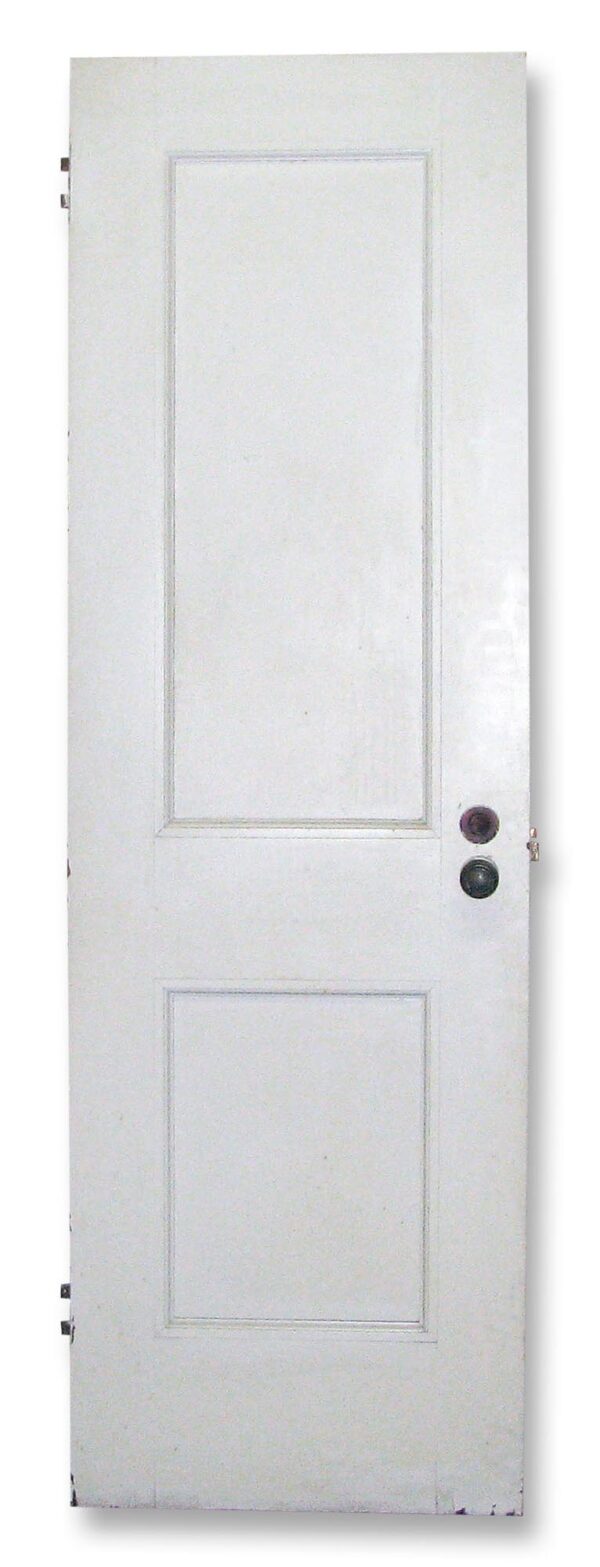 Closet Doors - Vintage 2 Pane White Wood Closet Door Sizes Vary